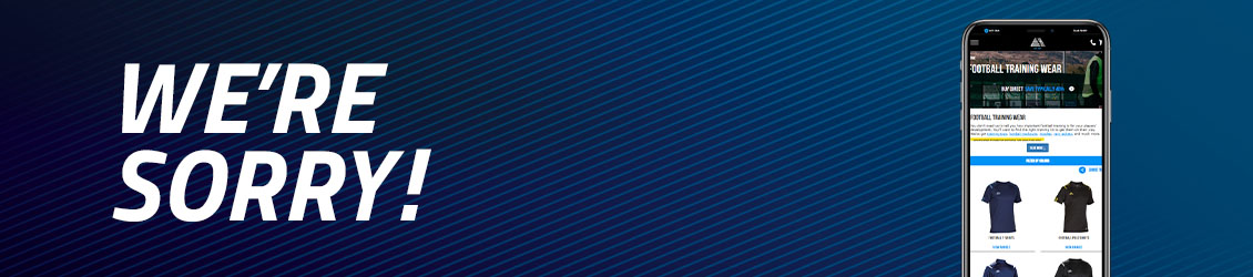 We're sorry for technical errors | Pendle Sportswear We're sorry for technical errors | Pendle Sportswear