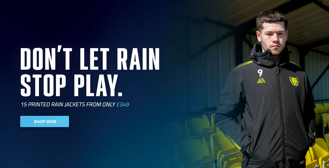 Don't Let Rain Stop Play. Rainwear From Pendle Sportswear