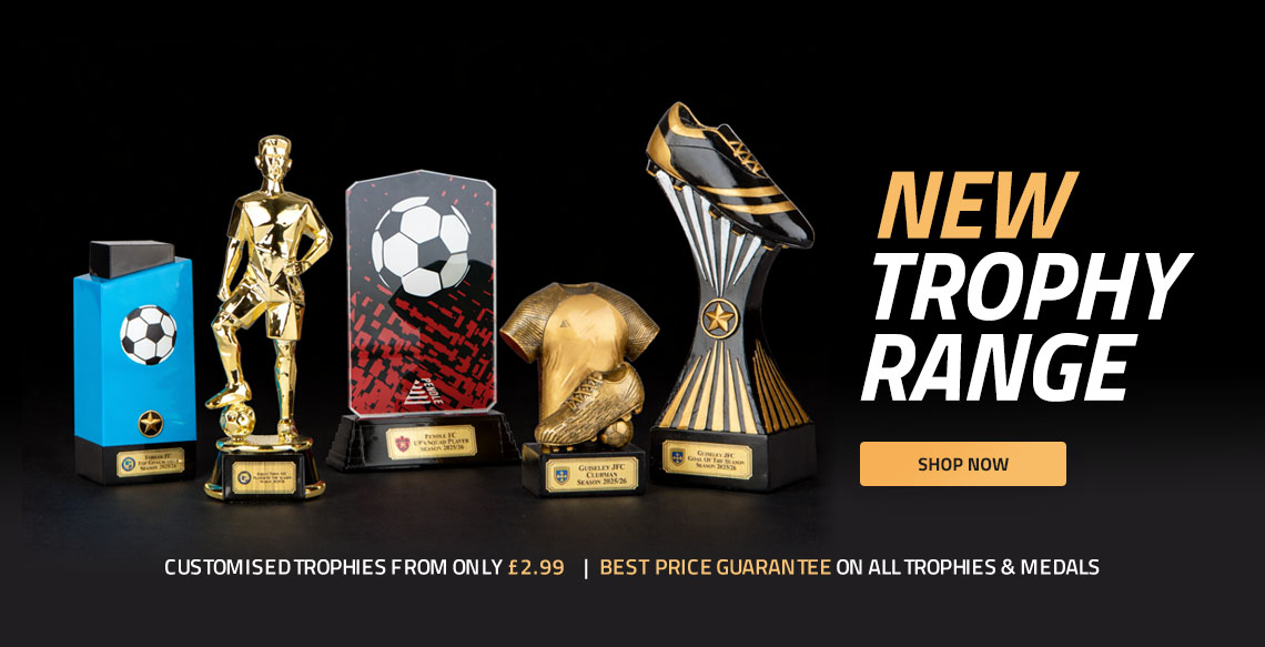 2026 Trophies Range From Pendle Sportswear