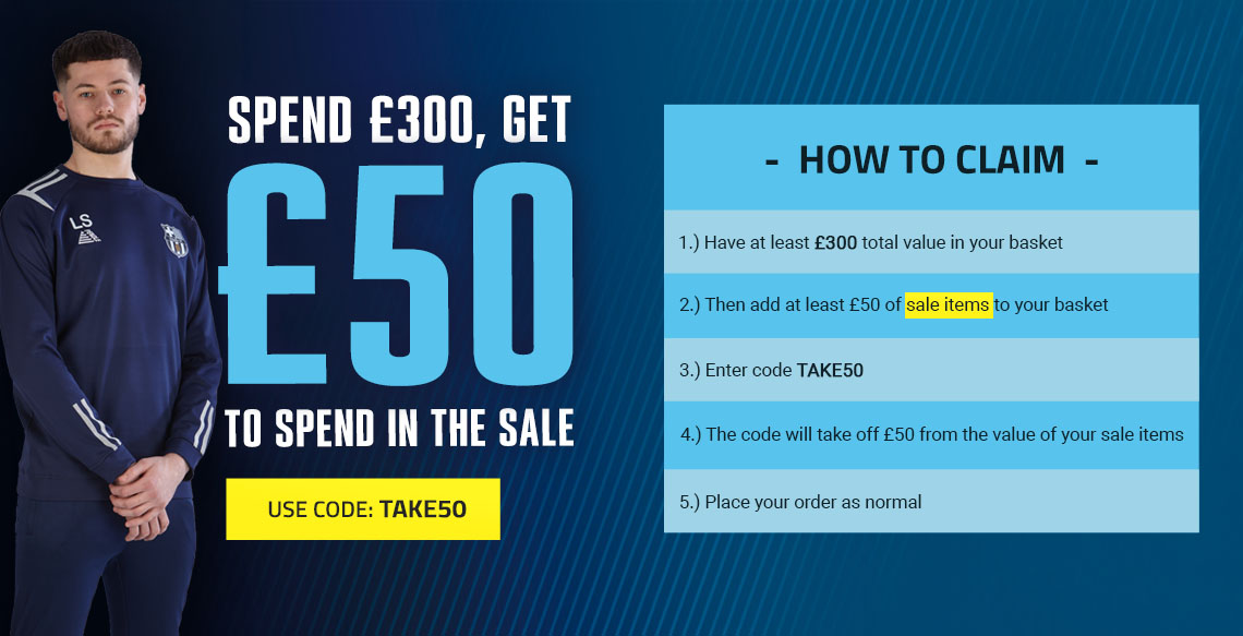 Spend £300, Get £50 To Spend in the Sale