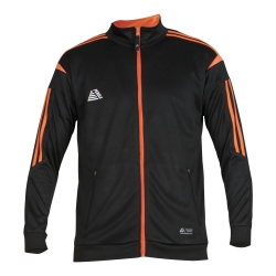 Atlanta Tracksuit Top Black/Tangerine