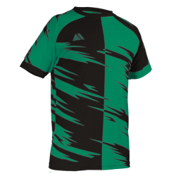 Flectra Sublimated Football Shirt Black/Green