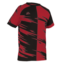 Flectra Sublimated Football Shirt Black/Red