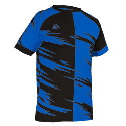 Flectra Sublimated Football Shirt Black/Royal