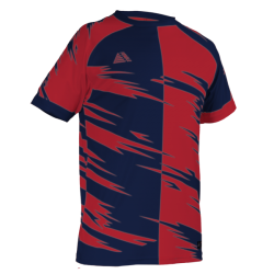 Flectra Sublimated Football Shirt Navy/Red