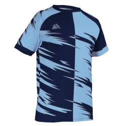 Flectra Sublimated Football Shirt Navy/Sky