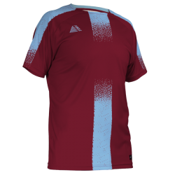 Origo Sublimated Football Shirt Maroon/Sky