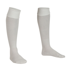 Premier Plain Football Socks White