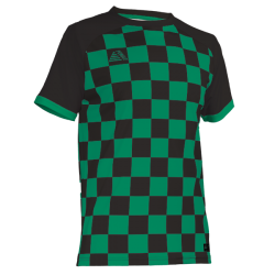 Quadra Sublimated Football Shirt Black/Green