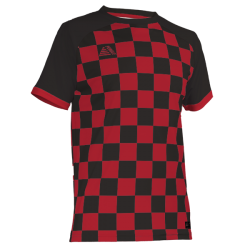 Quadra Sublimated Football Shirt Black/Red