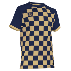 Quadra Sublimated Football Shirt Navy/Gold