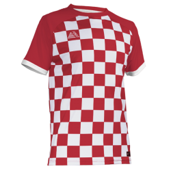 Quadra Sublimated Football Shirt Red/White