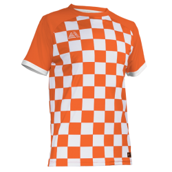 Quadra Sublimated Football Shirt Tangerine/White