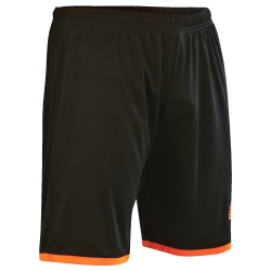 Riga Football Shorts Black/Tangerine