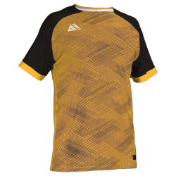 Stratus Sublimated Football Shirt Amber/Black