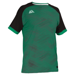 Stratus Sublimated Football Shirt Green/Black