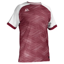 Stratus Sublimated Football Shirt Maroon/White