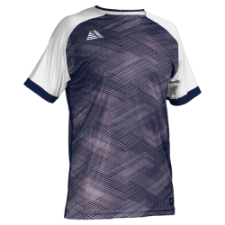 Stratus Sublimated Football Shirt Navy/White