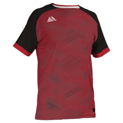 Stratus Sublimated Football Shirt Red/Black