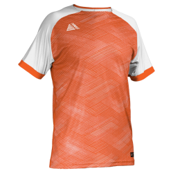 Stratus Sublimated Football Shirt Tangerine/White
