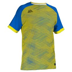 Stratus Sublimated Football Shirt Yellow/Royal