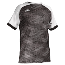 Stratus Sublimated Football Shirt Black/White
