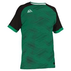 Stratus Sublimated Football Shirt Green/Black