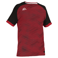 Stratus Sublimated Football Shirt Red/Black