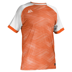 Stratus Sublimated Football Shirt Tangerine/White
