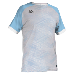 Stratus Sublimated Football Shirt White/Sky