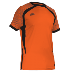 Verta Sublimated Football Shirt Tangerine/Black