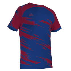 Voltaro Sublimated Football Shirt Blue/Claret