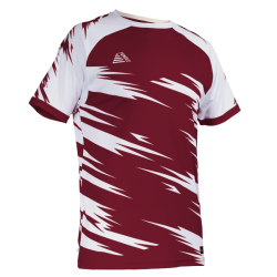 Voltaro Sublimated Football Shirt Maroon/White