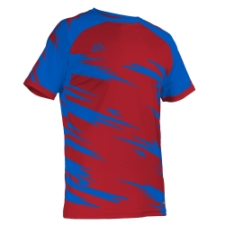 Voltaro Sublimated Football Shirt Red/Royal