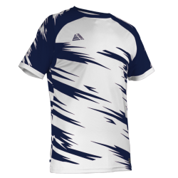 Voltaro Sublimated Football Shirt White/Navy