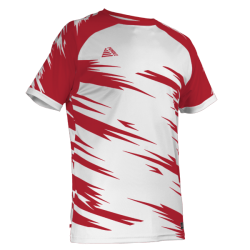 Voltaro Sublimated Football Shirt White/Red