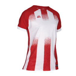 Barca Womens Sublimated Football Shirt White/Red