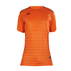 Bayern Womens Sublimated Football Shirt Tangerine/Black