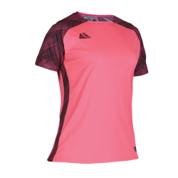 Benfica Womens Sublimated Football Shirt Fluo Pink/Black