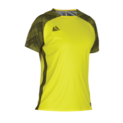 Benfica Womens Sublimated Football Shirt Yellow/Black