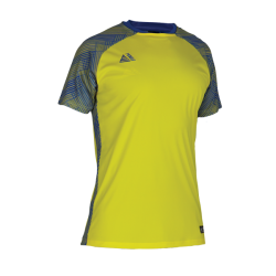 Benfica Womens Sublimated Football Shirt Yellow/Royal
