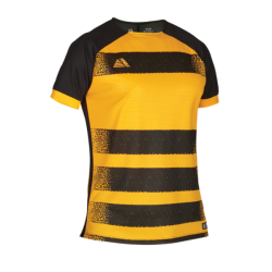 Celta Womens Sublimated Football Shirt Amber/Black