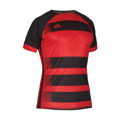 Celta Womens Sublimated Football Shirt Red/Black
