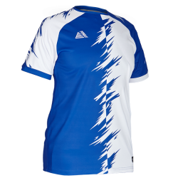 Futuro Womens Sublimated Football Shirt Royal/White
