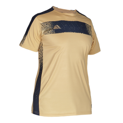 Gama Womens Sublimated Football Shirt Gold/Navy
