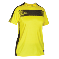 Gama Womens Sublimated Football Shirt Yellow/Black