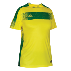 Gama Womens Sublimated Football Shirt Yellow/Green