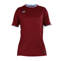 Genoa Womens Sublimated Football Shirt Maroon/Sky