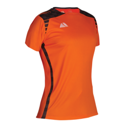 Palermo WomensSublimated Football Shirt Tangerine/Black