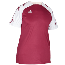 Sportivo Womens Sublimated Football Shirt Maroon/White